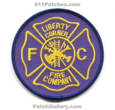 Liberty Corner Fire Company Patch (New Jersey)
Scan By: PatchGallery.com
Keywords: co. fc department dept.