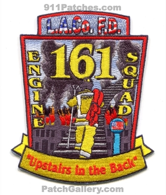 Los Angeles County Fire Department Station 161 Patch (California)
Scan By: PatchGallery.com
Keywords: co. of dept. lacofd l.a.co.f.d. company engine squad "upstairs in the back"
