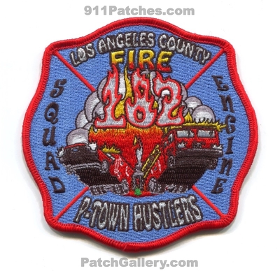 Los Angeles County Fire Department Station 182 Patch (California)
Scan By: PatchGallery.com
Keywords: co. of dept. lacofd l.a.co.f.d. company engine squad p-town hustlers