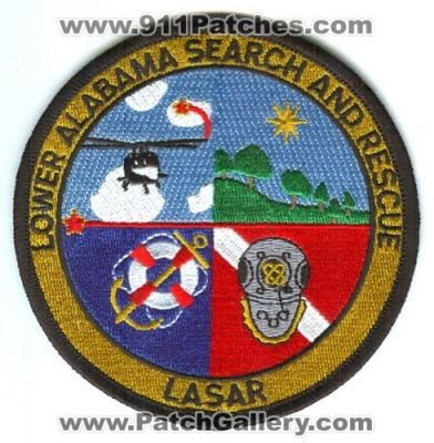 Lower Alabama Search and Rescue (Alabama)
Scan By: PatchGallery.com
Keywords: lasar
