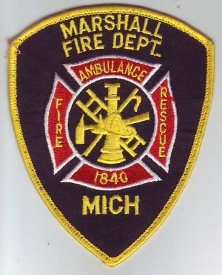 Marshall Fire Department (Michigan)
Thanks to Dave Slade for this scan.
Keywords: ambulance rescue