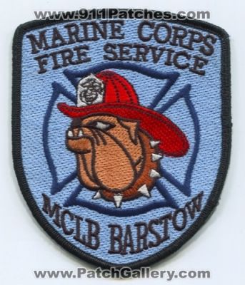Marine Corps Logistics Base MCLB Barstow Fire Service (California)
Scan By: PatchGallery.com
Keywords: usmc military corps.