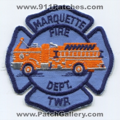Marquette Township Fire Department Patch (Michigan)
Scan By: PatchGallery.com
Keywords: twp. dept.
