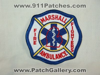 Marshall FireFighters Ambulance (Michigan)
Thanks to Walts Patches for this picture.
Keywords: ems department dept.