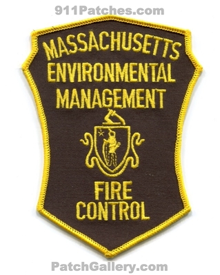 Massachusetts Environmental Management Fire Control Patch (Massachusetts)
Scan By: PatchGallery.com
Keywords: forest wildfire wildland