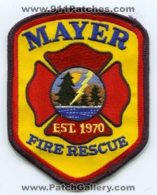 Mayer Fire Rescue Department (Arizona)
Scan By: PatchGallery.com
Keywords: dept.