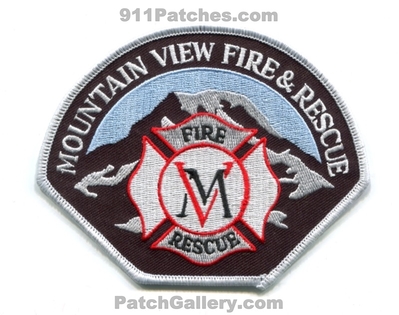 Mountain View Fire Rescue Department Patch (Washington)
Scan By: PatchGallery.com
Keywords: & and dept.