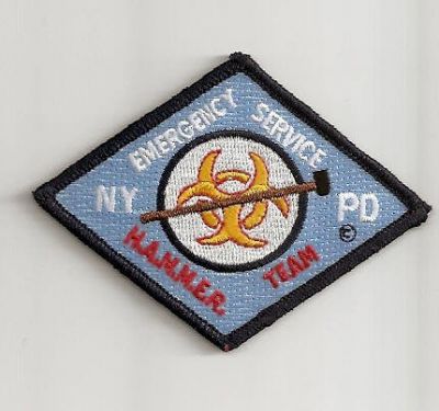 New York Police Department ESU HAMMER Team
Thanks to EmblemAndPatchSales.com for this scan.
Keywords: nypd city of emergency services unit