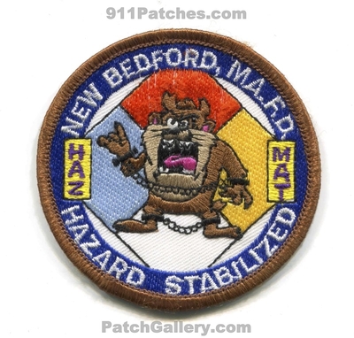 New Bedford Fire Department Hazardous Materials Patch (Massachusetts)
Scan By: PatchGallery.com
Keywords: dept. hazmat haz-mat stabilized taz