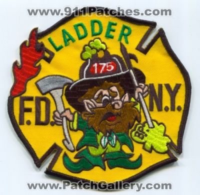 New York City Fire Department FDNY Ladder 175 (New York)
Scan By: PatchGallery.com
Keywords: of dept. f.d.n.y. company station