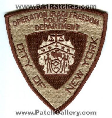 New York Police Department Operation Iraqi Freedom (New York)
Scan By: PatchGallery.com
Keywords: nypd city of oif