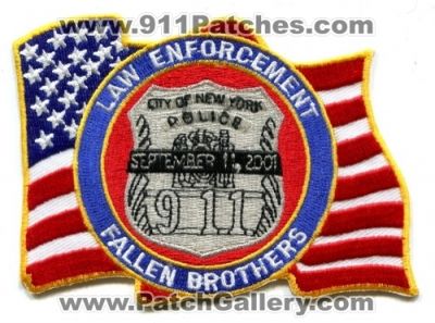 New York Police Department Law Enforcement Fallen Brothers (New York)
Scan By: PatchGallery.com
Keywords: dept. nypd city of september 11, 2001 911
