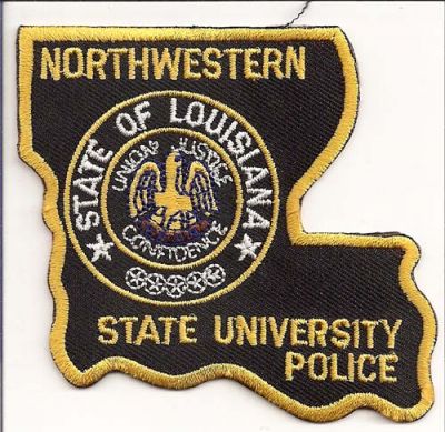 Northwestern State University Police
Thanks to EmblemAndPatchSales.com for this scan.
Keywords: louisiana