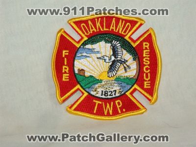 Oakland Township Fire Rescue (Michigan)
Thanks to Walts Patches for this picture.
Keywords: twp. department dept.