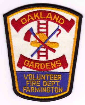Oakland Gardens Volunteer Fire Dept Farmington
Thanks to Michael J Barnes for this scan.
Keywords: connecticut department