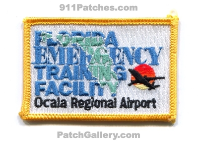Ocala Regional Airport Emergency Training Facility Fire ARFF CFR Patch (Florida)
Scan By: PatchGallery.com
Keywords: aircraft rescue firefighter firefighting crash