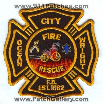 Ocean City Wright Fire Rescue Department (Florida)
Scan By: PatchGallery.com
Keywords: city of dept. f.d. fd