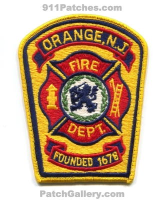 Orange Fire Department Patch (New Jersey)
Scan By: PatchGallery.com
Keywords: dept. founded 1678