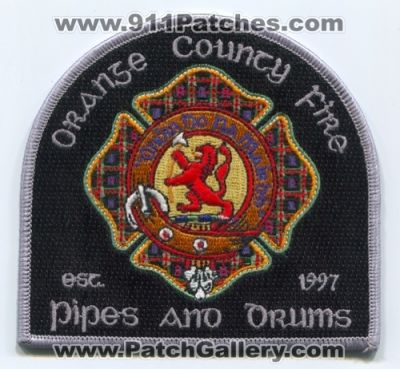 Orange County Fire Authority Pipes and Drums Patch (California)
[b]Scan From: Our Collection[/b]
Keywords: co. ocfa department dept.