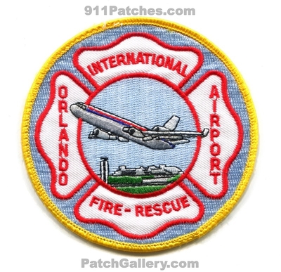 Orlando International Airport Fire Rescue Department Patch (Florida)
Scan By: PatchGallery.com
Keywords: dept. aircraft firefighter firefighting arff crash cfr