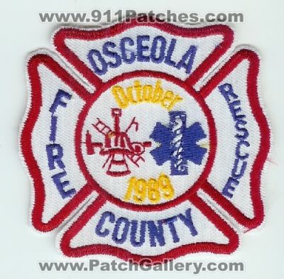 Osceola County Fire Rescue Department (Florida)
Thanks to Mark C Barilovich for this scan.
Keywords: dept.