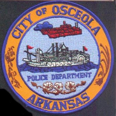 Osceola Police Department
Thanks to EmblemAndPatchSales.com for this scan.
Keywords: arkansas city of
