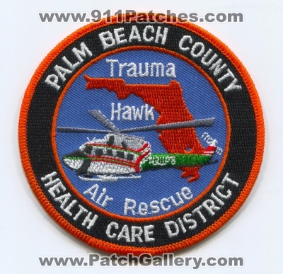 Palm Beach County Trauma Hawk Air Rescue Patch (Florida)
Scan By: PatchGallery.com
Keywords: co. ems air medical helicopter ambulance health care district