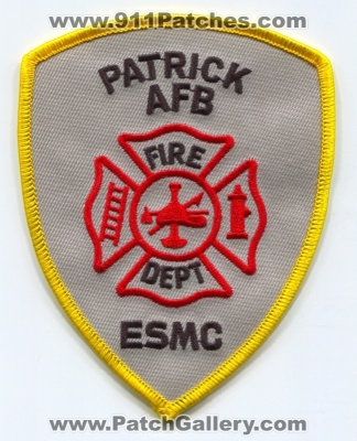 Patrick Air Force Base AFB Fire Department ESMC Patch (Florida)
Scan By: PatchGallery.com
Keywords: dept. a.f.b.