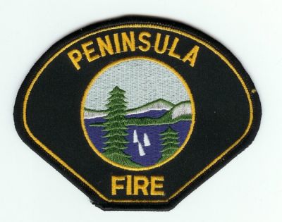 Peninsula Fire
Thanks to PaulsFirePatches.com for this scan.
Keywords: california