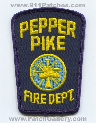 Pepper Pike Fire Department Patch (Ohio)
Scan By: PatchGallery.com
Keywords: dept.