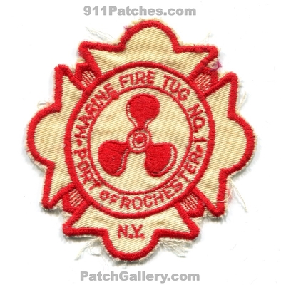 Port of Rochester Fire Department Marine Fire Tug Number 1 Patch (New York)
Scan By: PatchGallery.com
Keywords: dept. fireboat no. #1