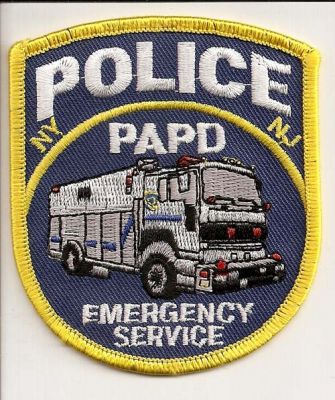 Port Authority Police Emergency Service
Thanks to EmblemAndPatchSales.com for this scan.
Keywords: new york jersey department papd ny nj