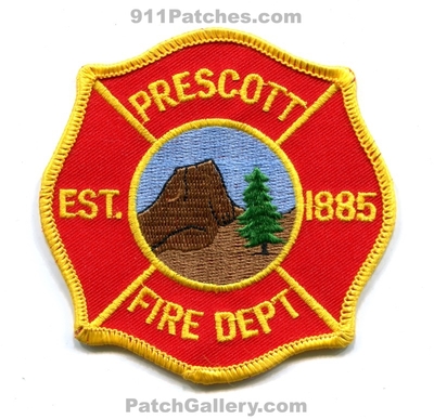 Prescott Fire Department Patch (Arizona)
Scan By: PatchGallery.com
Keywords: dept. est. 1885
