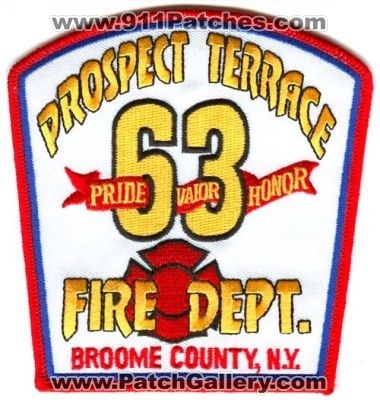 Prospect Terrace Fire Department 63 (New York)
Scan By: PatchGallery.com
Keywords: dept. broome county n.y. pride valor honor