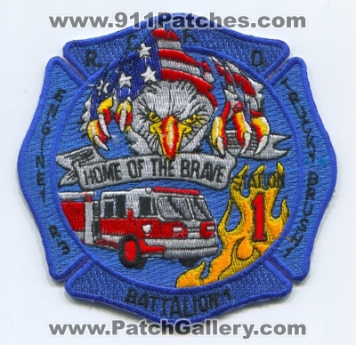 Rapid City Fire Department Station 1 Patch (South Dakota)
Scan By: PatchGallery.com
Keywords: dept. rcfd r.c.f.d. engine truck brush battalion r3 rescue 3 company co. home of the brave