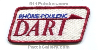 Rhone Poulenc Chemicals Plant DART ERT Patch (Connecticut)
Scan By: PatchGallery.com
Keywords: pharmaceutical company co. industrial emergency response team fire rescue ems basic