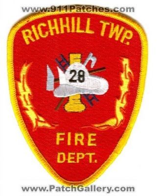 Richhill Township Fire Department Station 28 (Pennsylvania)
Scan By: PatchGallery.com
Keywords: twp. dept.