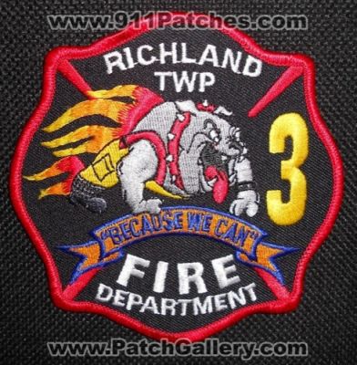 Richland Township Fire Department (Pennsylvania)
Thanks to Matthew Marano for this picture.
Keywords: twp. dept. 3