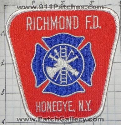 Richmond Fire Department (New York)
Thanks to swmpside for this picture.
Keywords: dept. f.d. fd honeoye n.y. ny