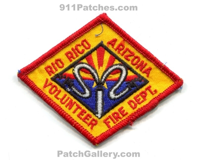 Rio Rico Volunteer Fire Department Patch (Arizona)
Scan By: PatchGallery.com
Keywords: vol. dept.