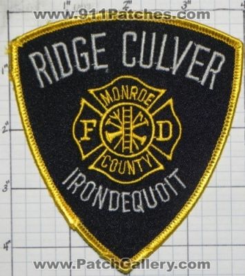 Ridge Culver Fire Department Irondequoit (New York)
Thanks to swmpside for this picture.
Keywords: dept. monroe county fd
