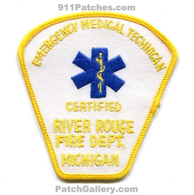 River Rouge Fire Department EMT Certified Patch (Michigan)
Scan By: PatchGallery.com
Keywords: dept. emergency medical technician ems ambulance