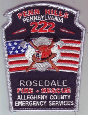 Rosedale Fire Rescue (Pennsylvania)
Thanks to Dave Slade for this scan.
County: Allegheny
Keywords: emergency services penn hills 222