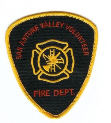 San Antone Valley Volunteer Fire Dept
Thanks to PaulsFirePatches.com for this scan.
Keywords: california department