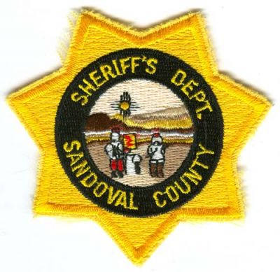 Sandoval County Sheriff's Dept (New Mexico)
Scan By: PatchGallery.com
Keywords: sheriffs department