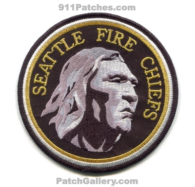 Seattle Fire Department Chiefs Patch (Washington)
[b]Scan From: Our Collection[/b]
Keywords: dept.
