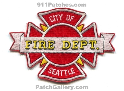 Seattle Fire Department Patch (Washington)
[b]Scan From: Our Collection[/b]
Keywords: city of dept. sfd