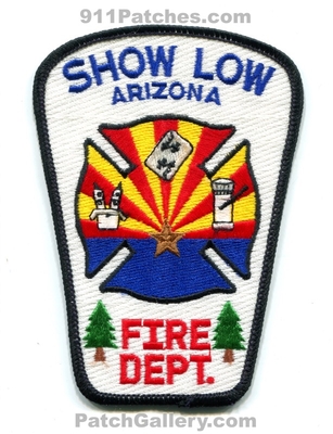 Show Low Fire Department Patch (Arizona)
Scan By: PatchGallery.com
Keywords: dept.