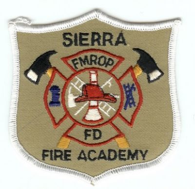 Sierra Fire Academy
Thanks to PaulsFirePatches.com for this scan.
Keywords: california high school fmrop