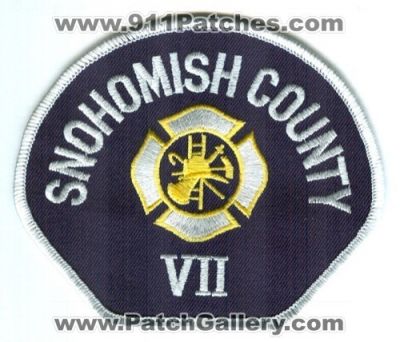 Snohomish County Fire District 7 Patch (Washington)
[b]Scan From: Our Collection[/b]
Keywords: vii vll department dept. number no. #7